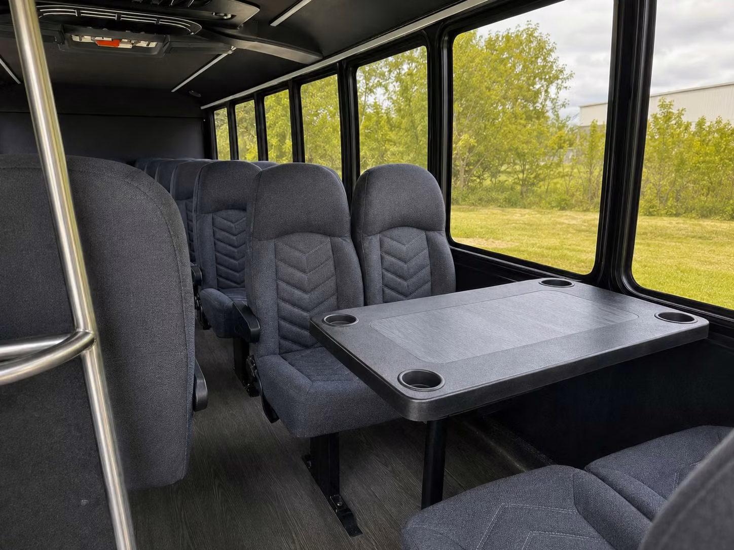 15 passenger minibus interior